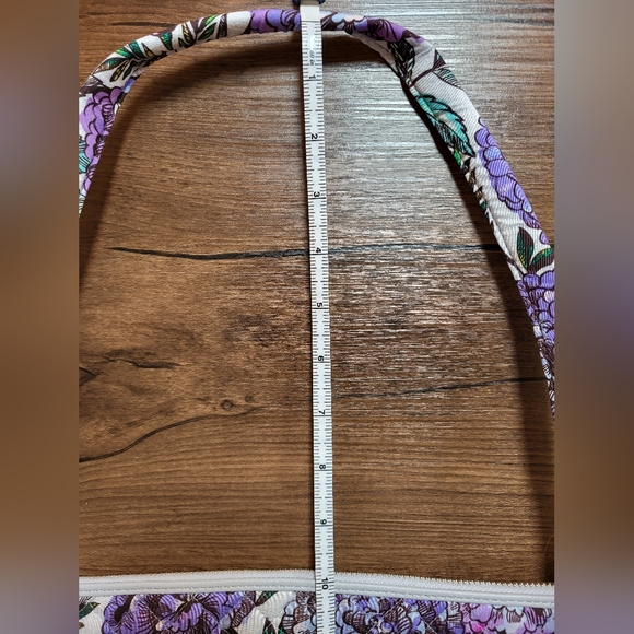VERA BRADLEY Carson North South Tote in Lavender Meadow, NWT - Picture 14 of 14
